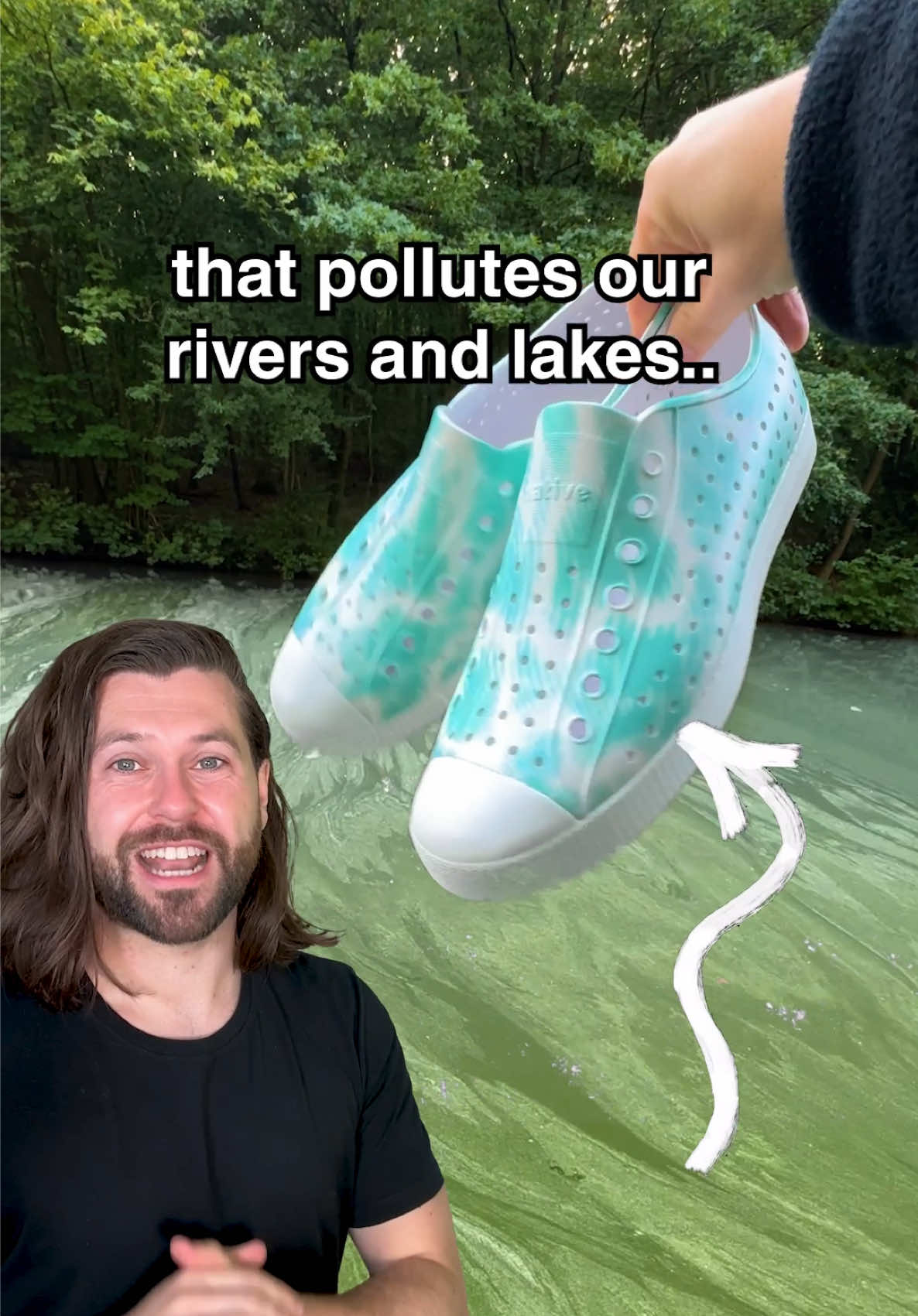 This is how you turn pollution into a useful material! #fyp #foryou #goodnews #waste #algae #pollution 