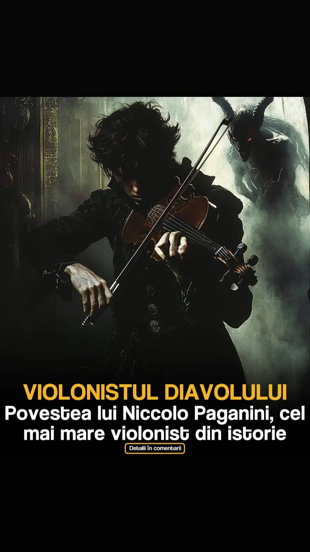 Diodot-Noutăţi despre ştiinţă, istorie şi  societate Acasă  Lumea noastră  Muzică  Violonistul diavolului: povestea lui Niccolo Paganini, cel mai mare violonist din istorie Lumea noastră Muzică Oameni şi societate Violonistul diavolului: povestea lui Niccolo Paganini, cel mai mare violonist din istorie Scris de către:  DIODOT, SURSE EXTERNE FOLOSITE, ARTICOLE, CĂRȚI, DOCUMENTARE. Distribuie pe Facebook ESTE DOAR O TEORIE CEEA CE VI SE PREZINTA. Niccolo Paganini a fost unul dintre cei mai faimoși virtuozi ai viorii, fiind considerat unul dintre cei mai mari violoniști din toate timpurile, având o intonație unică și o tehnică inovativă despre care se afirmă că erau perfecte. Tocmai din cauza abilităţilor sale ieşite din comun s-a spus despre el că ar fi încheiat un pact cu Diavolul. Niccolo Paganini s-a născut în Genova, Italia, în 1782 şi a învăţat să cânte la mandolină încă de la vârsta de cinci ani, trecând la vioară doi ani mai târziu. Se spune că ar fi avut o capacitate uluitoare de învăţa, depăşindu-şi rapid profesorii la care tatăl său l-a trimis, cum ar fi Giovanni Servetto sau Giacomo Costa.Pentru că tânărul Paganini evolua rapid, tatăl său a decis că era nevoie să îl ducă la Parma la Alessandro Rolla considerat un mare muzician, un inovator în domeniu. Atunci când Rolla l-a auzit cum cânta, l-a trimis pe Paganini la propriul său profesor, Ferdinando Paer pentru ca acesta să-l trimită, la rândul său, la scurt timp, la profesorul Gasparo Ghiretti. Nu a studiat mult timp cu niciunul dintre ei, însă avea să fie influenţat de toţi în privinţa tehnicii şi stilului muzical, întorcându-se în Genova pentru a da spectacole private ca violonist.Paganini a devenit celebru pe plan internaţional încă de la vârsta de 22 de ani. Deşi erau mulţi muzicieni foarte buni, renumiţi în Europa, Paganini atrăgea mulţimile într-un fel deosebit de ceilalţi, mulţi considerând că a făcut un pact cu diavolul şi şi-a vândut sufletul în schimbul talentului incredibil pe care îl avea.Vioara era privită de unii ca instrument al diavolului, deci, una peste alta, nu este de mirare că zvonurile despre un pact cu diavolul au început să circule. Unii chiar credeau că Paganini ar putea fi însuşi diavolul. La un moment dat, în timpul unui concert de la Viena, unul dintre spectatori a spus că, pentru o clipă, a putut să vadă cum diavolul l-a ajutat pe Paganini să cânte, mişcându-i braţul.Un alt zvon care s-a răspândit în legătură cu faima lui Niccolo Paganini a fost şi că ar fi omorât o femeie pentru ca mai apoi să îi prindă sufletul în vioara sa. Mai mult, se pare că din cauza notelor perfecte pe care le atingea, la un moment dat, după un concert, efectul asupra publicului a fost atât de puternic, încât ziarele au scris că una dintre corzile viorii lui Paganini ar fi fost făcută din intestinele amantei ucise.Oamenii au început în curând să pretindă că l-au văzut pe Paganini cu coarne și copite. S-a spus chiar că Diavolul a făcut odată fulgerul să lovească capătul arcușului lui Paganini în timpul unui spectacol. Mai mult decât atât, legendele create în jurul lui Paganini atinseseră asemenea dimensiuni încât, scriau ziarele epocii, înaintea unui concert, organizatorii locului unde acestuia trebuia să aibă loc, i-au cerut un certificat de naştere pentru a-şi dovedi originile pământeşti.În realitate, Niccolo Paganini ar fi fost bolnav. În ultima parte a anilor 1830, Paganini ajunsese nu doar un afemeiat, ci un om mânat în totalitate de vicii. Declinul lui Paganini a inceput la varsta de 40 de ani, atunci cand a fost diagnosticat cu sifilis. Tratamentele empirice ale vremii, tratamente ce includeau mercur si opiu, i-au distrus practic sanatatea. Imbracat vesnic in negru, palid, aproape fara niciun dinte, Paganini era doar o umbra a tanarului frumos si talentat care uimise Europa. Oamenii erau convinsi ca Paganini platea de acum pretul celui care ii daduse talentul nefiresc. Niccolo Paganini a murit în data de 27 mai 1840, la Nisa, în Franţa. Avea 57 de ani. 