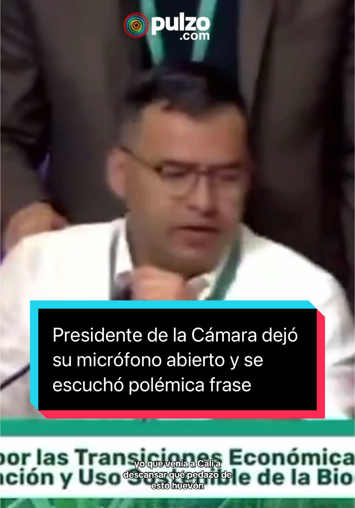 🛌¡Quedó en evidencia! Juan Raúl Salamanca no apagó su micrófono y se escuchó una frase que causó polémica. El congresista afirmó que se refería a que el trabajo había sido muy duro en los últimos días. #colombia #congreso #cop16 #fyp 