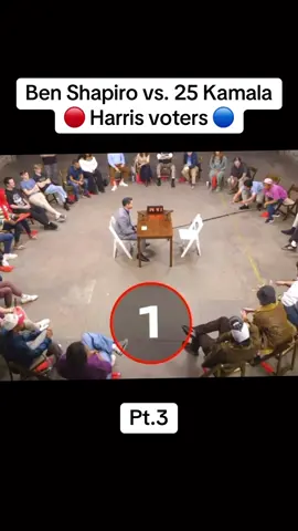 Ben Shapiro vs. 25 Kamala Harris voters 🔴🔵 Pt.3 #benshapiro #kamala #voter #debate #pt3