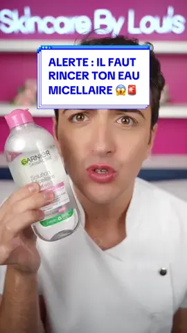 🚨Arrête d’utiliser des eaux micellaires sans les rincer ! Même si sur le packaging il est écrit qu’elles ne se rincent pas, il s’agit d’un argument marketing assez trompeur à ne pas suivre !  ⭐️Solution 1 : Rince ton visage à l’eau du robinet ou opte pour un rinçage à l’eau thermale (surtout si ton eau est calcaire).  ⭐️Solution 2 : Passe aux baumes ou aux huiles démaquillantes qui nettoient la peau plus en profondeur et qui correspond à TOUS les types de peau 💆‍♀️ ➡️ Abonne-toi pour plus de conseils d’esthéticien🌿 #routinebeaute #skincare #eaumicellaire #nettoyantvisage #astucebeauté 