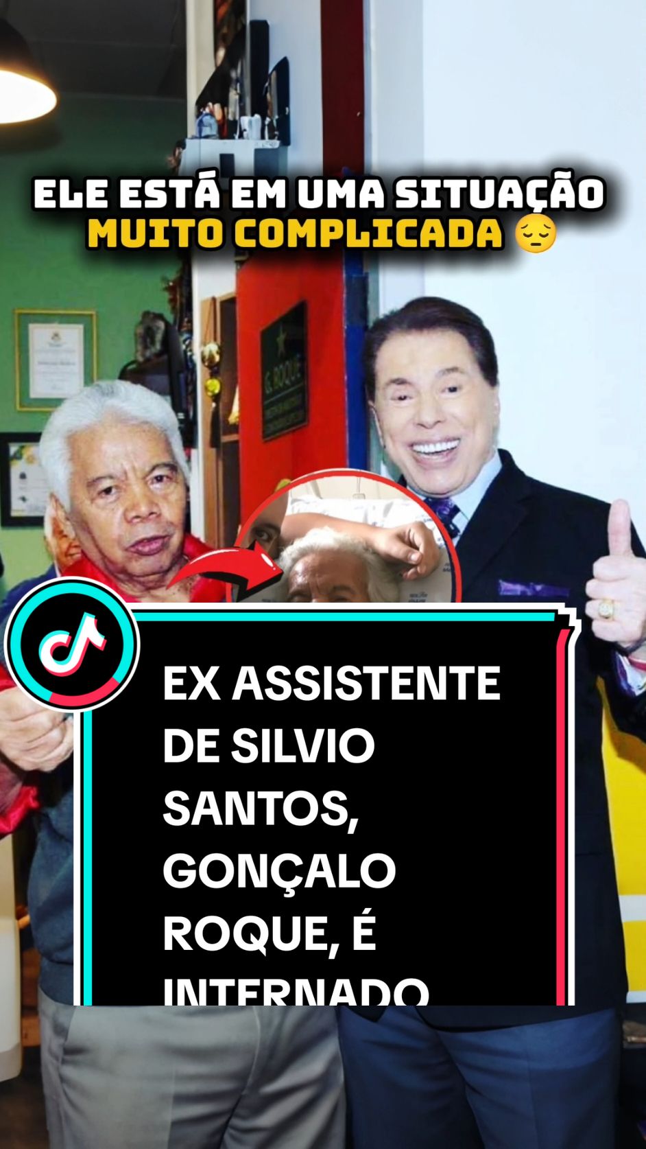 EX ASSISTENTE DE SILVIO SANTOS, GONÇALO ROQUE, É INTERNADO ÀS PRESSAS NA UTI  #silviosantos #sbt #noticia 