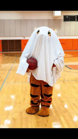 Coby T. Tiger’s take on the ghost trend👻  #ghosttrend #Mascot #collegemascot #newyork #upstatenewyork #college #SUNYCobleskill #Cobleskill #Halloween #sports #athletics #ghost #fyp