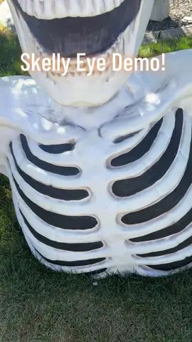 A brief showing on how i did my Ground Breaker Eyes! #halloween #utahhalloween #spookyseason #dauntyhaunt #rockymountainhaunts #halloweendiy #halloweentime #skeleton #groundbreakingskeleton #rattles #partycity 