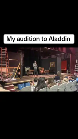 My first audition to a play I did last year to Aladdin I didn’t get the role but I got to play as a story teller and one of the prince’s  #fyp #viral #acting #play #audition #theatrekid #actor #teenactor #aspiringactor #selftape #auditiontape #alladin