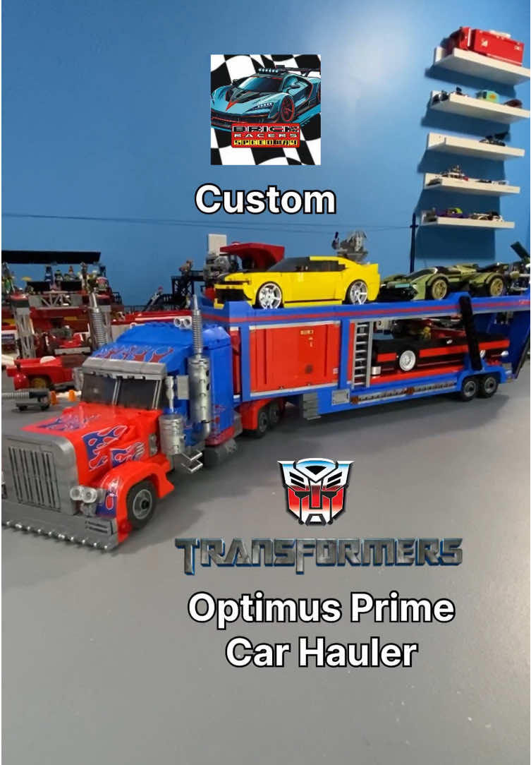 My Custom Transformers Optimus Prime Car Hauler Set • The original set is by “Racing Club