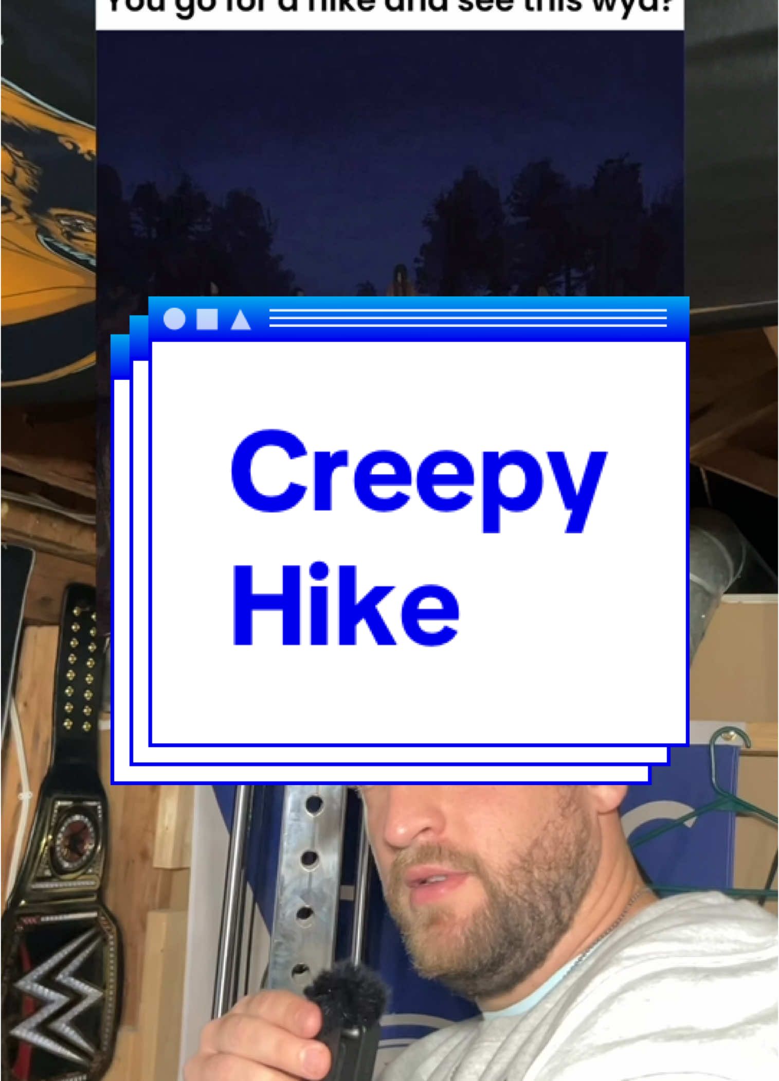 Creepy hike survival @Unsubscribe Podcast #laugh #haha #comedу #jokes #viral 