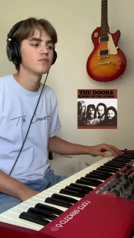The Doors - Riders on the Storm. The last song recorded by Jim Morrison. I love how Ray Manzarek’s arrangements always match the lyrics perfectly, as in this beautiful, dark, and strange song. #thedoors #ridersonthestorm #livemusic #lawoman #indierock #nordelectro #rhodes #fenderrhodes