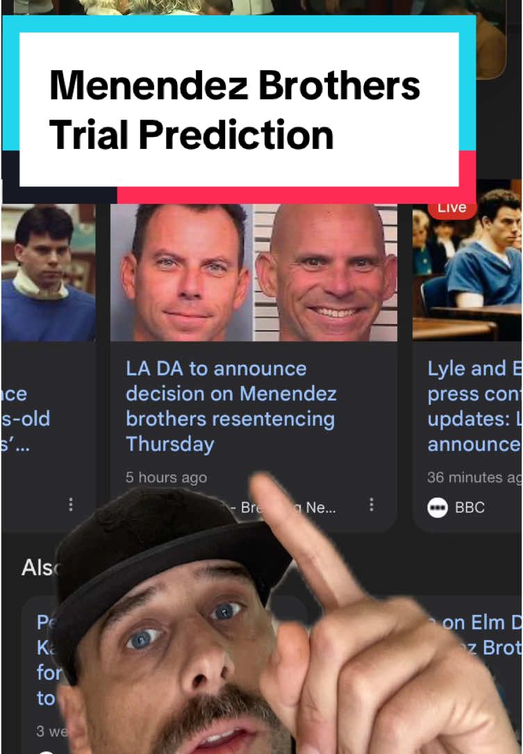 Menendez Brothers Trial Prediction #fyp #menendez #darkpredictions #monsters #netflix 