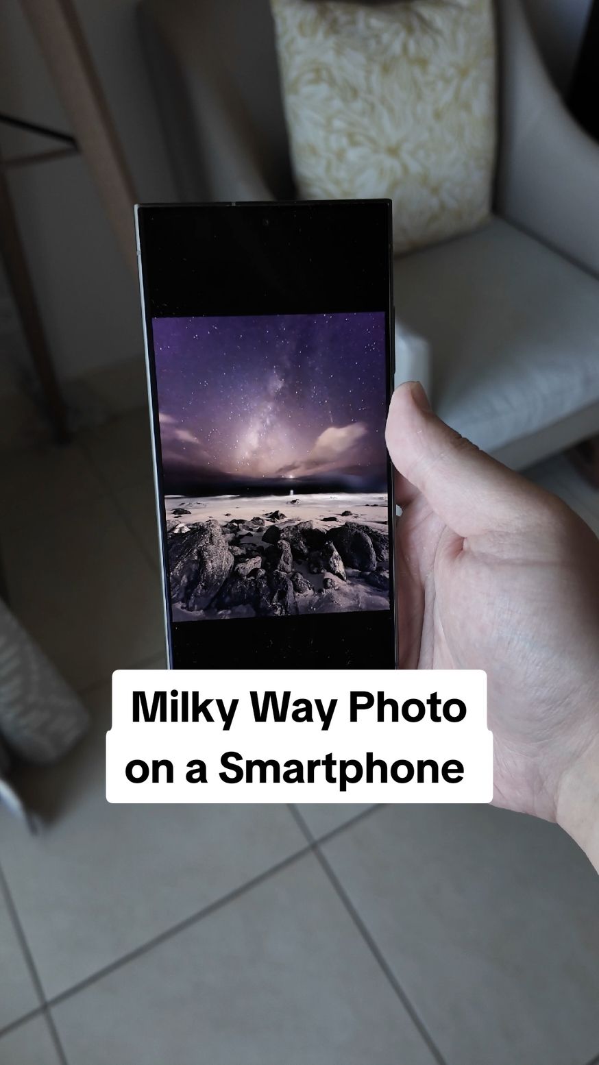 I photographed the Milky Way with the Galaxy S24 Ultra #tech #techtok #samsung #android #s24ultra #astrophoto #imparkerburton #androidguy #techguy 