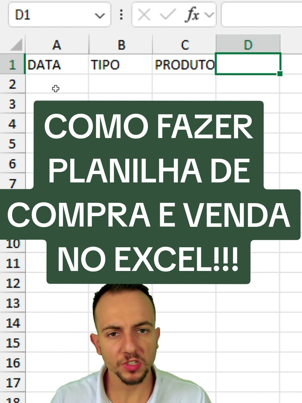 Vamos aprender a criar uma planilha de compra e venda PERFEITA no Excel! Aprenda as melhores práticas e organize suas finanças de forma fácil e rápida.  #excel #planilha #finanças #dinheiro #organização #empreendedorismo