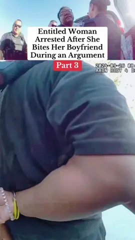Entitled Woman Arrested After She Bites Her Boyfriend During an Argument #cops #copsoftiktok #police #policeoftiktok #policeofficer 