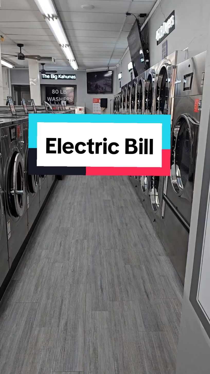 Electric Bill At My Laundromat #business #money #laundromat