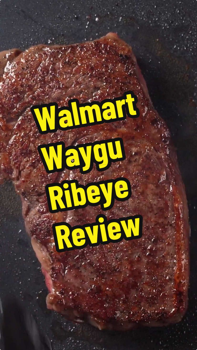 @Walmart ive got to say you mailed this one!! Best $18 bucks ive ever spent on a steak!!! @Heath Riles BBQ everyday rub also fantastic and finished with @redmondrealsalt #walmartfinds #ribeyesteak #waygubeef 