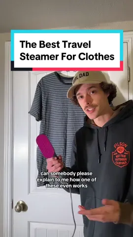 Replying to @Zyal8r Was this better? #travelhacks #travelsteamer #traveliron #clotheshack #steamer  