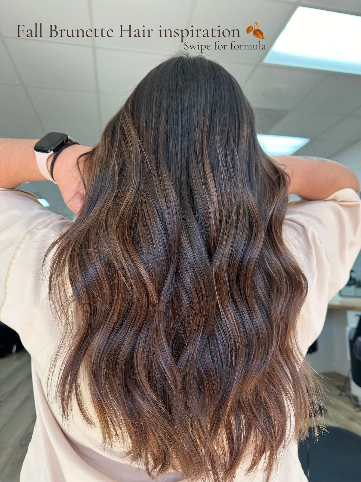 #fallbrunette #brunettehair #warmbrownhair 