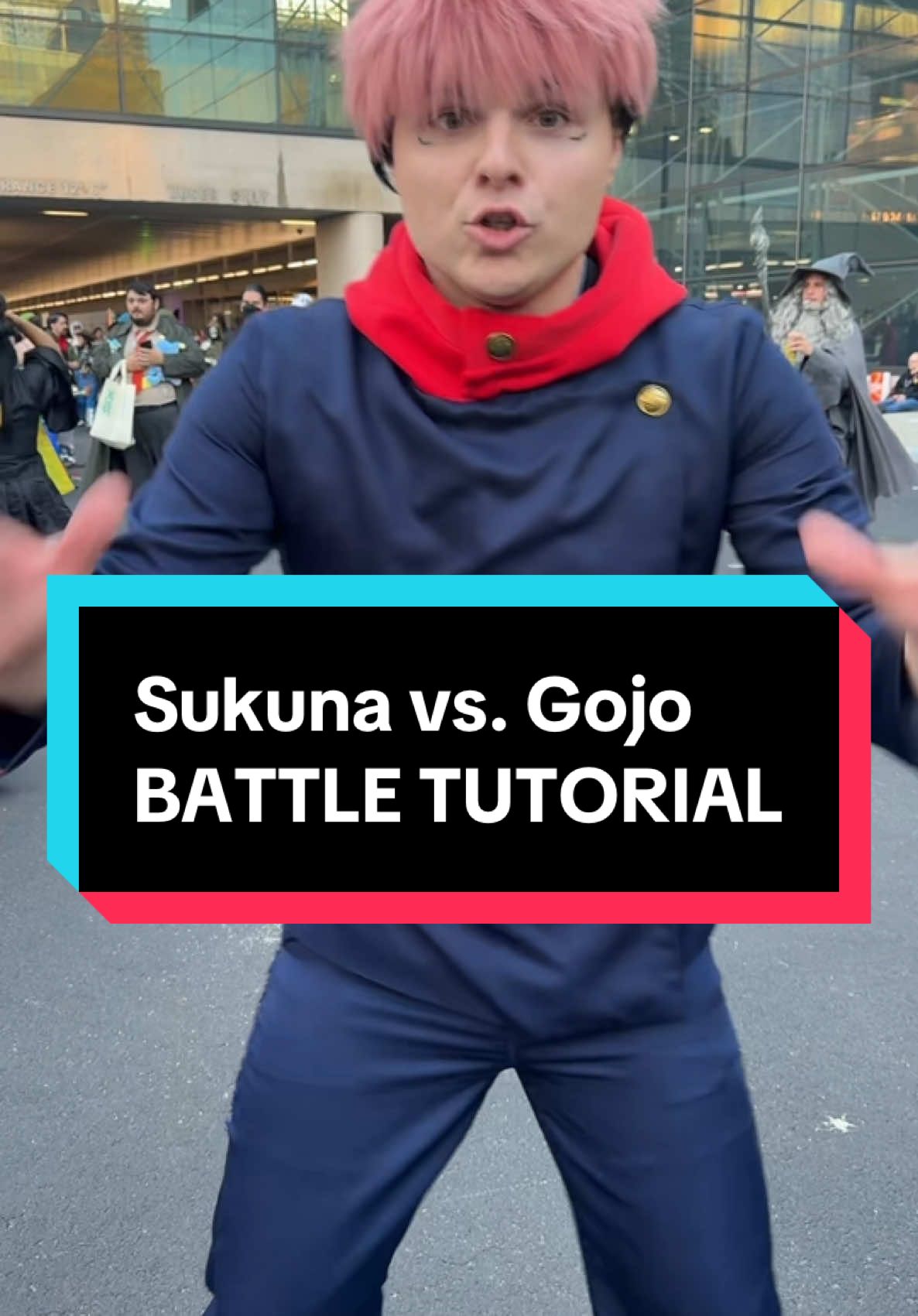 Sukuna vs Gojo battle tutorial ‼️‼️ #jujutsukaisen #anime #sukuna #gojo @Danny @Meggii credit for end: @edr.edits 