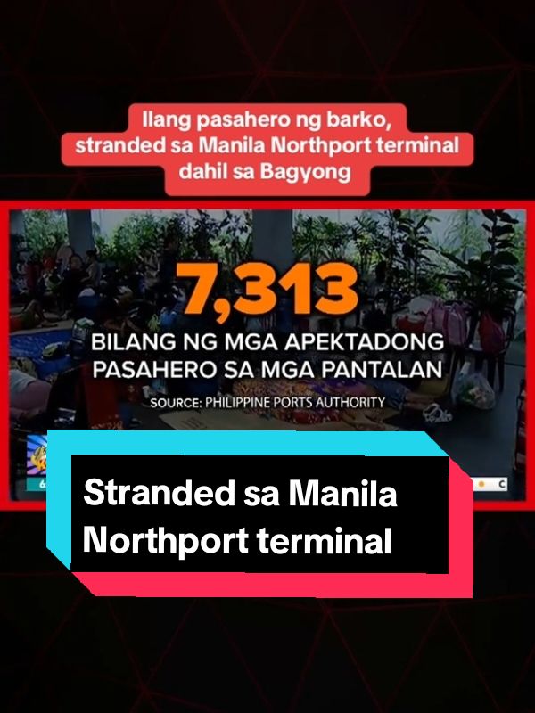 Sa pantalan na natulog ang libu-libong pasaherong stranded sa Maynila at ilang probinsya dahil hindi pa rin kasi makalayag ang mga barko dahil sa Bagyong #KristinePH. #GudMorningKapatid #News5 #NewsPH #SocialNewsPH #BreakingNewsPH #GuMKPasadaBalita 