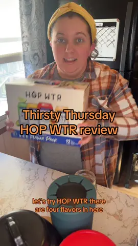 Thirsty Thursday HOP WTR review #hopwtr #sparklingwater #creatorsearchinsights #sparkling #reviews Sparkling water review