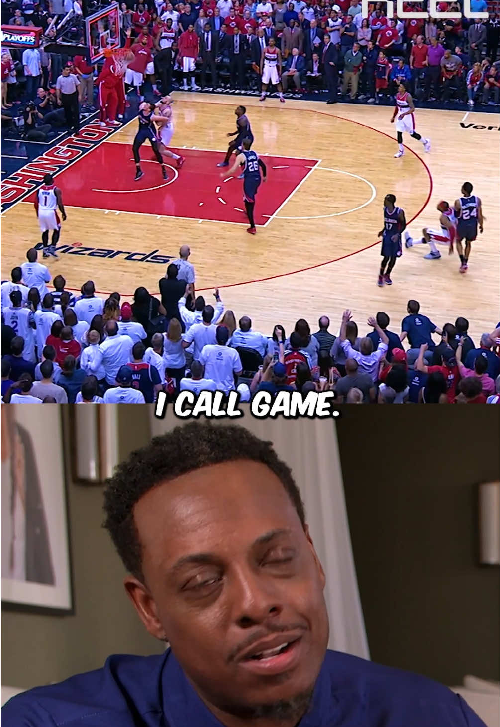 Paul Pierce told us his game-winner was suppose to be a pass to Beal until he saw his matchup 😅🏀 #NBA #basketball #wizard #funny #paulpierce #nbafinals #washingtonwizards #fyp 