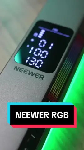 Barra RGB Neewer para fotos y videos profesionales. #filmmaker #rgb #neewer #fotografia #audiovisual #datastoreperu #camara #edicion #influencer #efectos #iluminacion #CapCut 