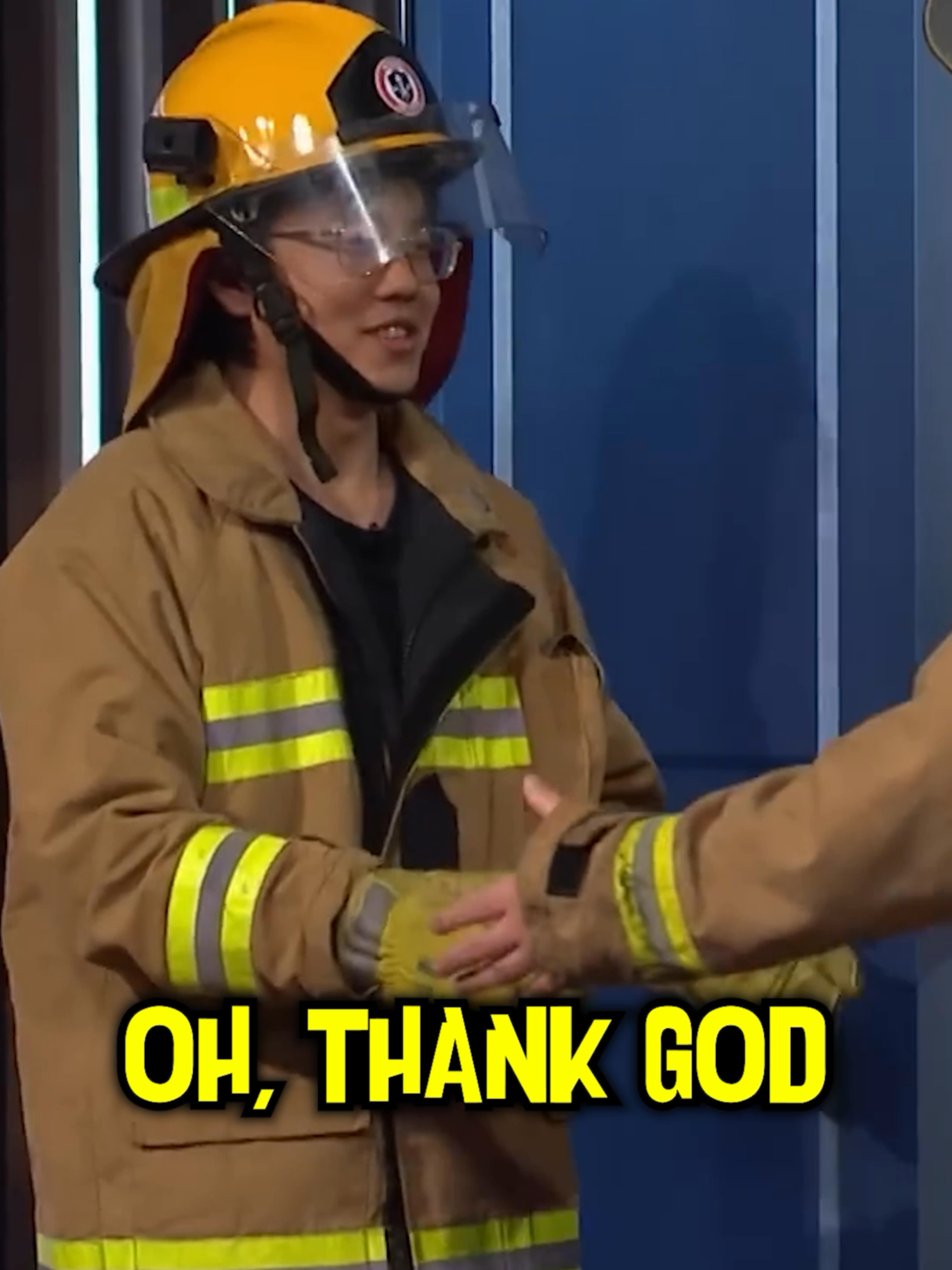 Aaron Chen Teaches Fire Safety to Childen on  'Thank God You're Here' #TGYH #Improv #firesafety #Funny #AaronChen