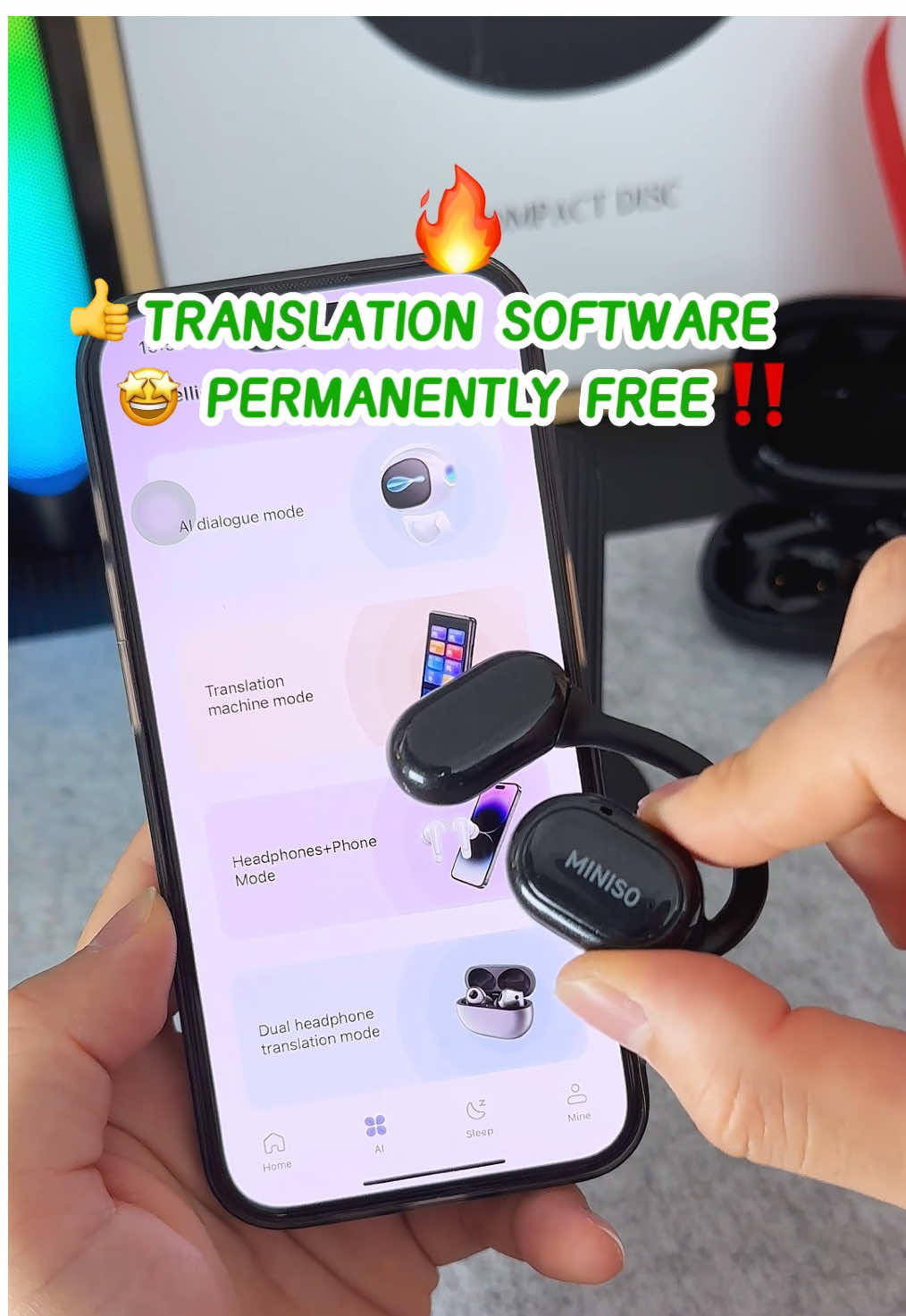 🤩⏰Highly recommend this translate wireless earbuds 👍💯💯This earbuds awesome works great 😎😎🤩#falldealsforyou #earbudswireless #headphoneforbetterexperience #headphones #overearheadphones #earbudsviral #wirelessearbuds #headphonesrecommended #headphones🎧 #earbuds #tiktokmademebuyit 