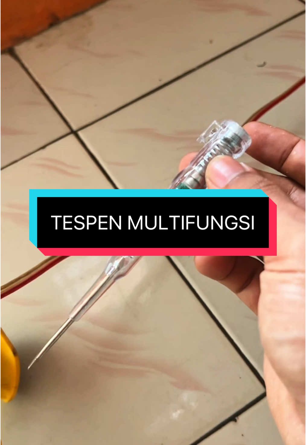 Obeng tespen multifungsi yang bisa buat cek kabel putus #tespen #tespenmultifungsi #tespenotomatis 