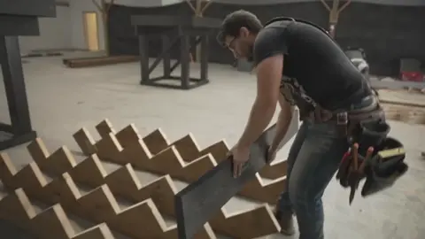 Part 2 - Youtuber Vs Real Carpenter | Stiarcase Showdown #carpentry #woodworking #deckbuilding