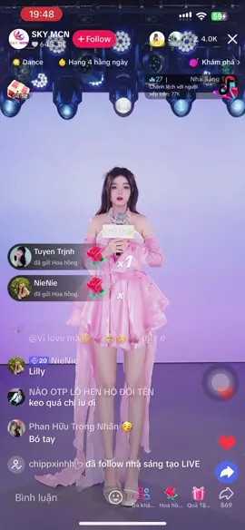 Chúc mừng e bé,a #nahhh a #sói mãi đỉnh #lilly #skyangel #xh #live