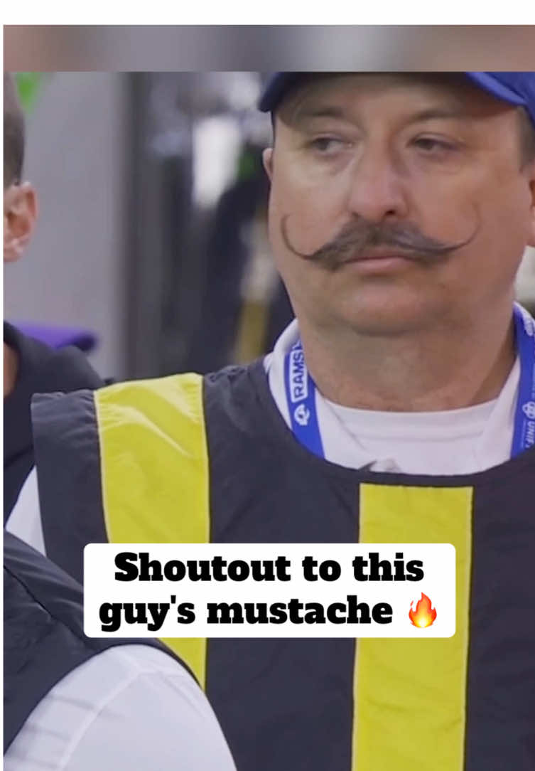 'stache game on 💯 #nfl