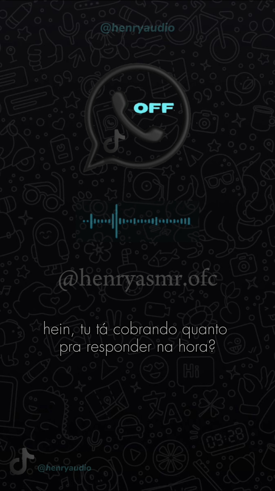 tá cobrando quanto pra responder na hora?😂😂😂 #áudio #audioviral #audioengraçado #audiosengraçados #audiosparatiktok #whatsapp #whatsappstatus #funny 