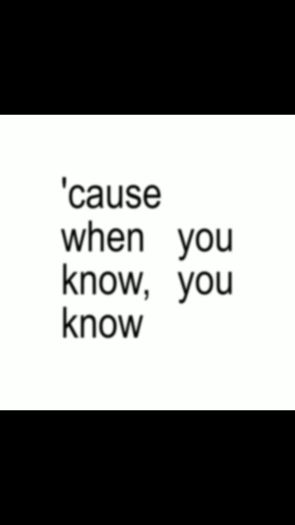 cause when you know, you know #fyp #lyrics #lanadelrey 