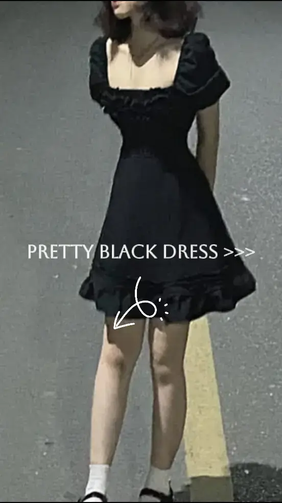 omg girls this is so pretty..... . . .  . . . check my showcase  #dress #minidress #black #fyp #ottd 