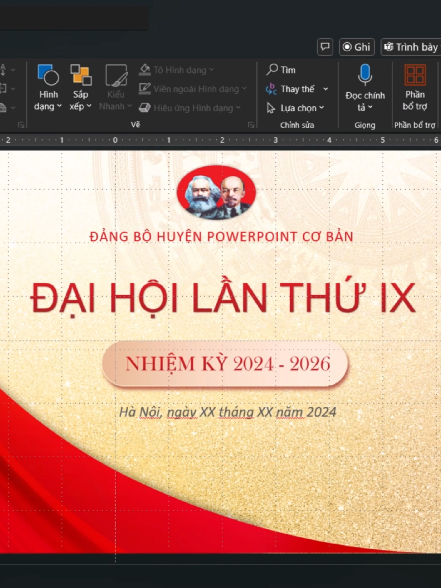 Slide Đại Hội Đảng #powerpoint #slide #daihoi   Nội dung do cá nhân tự làm nên có thể sai sót