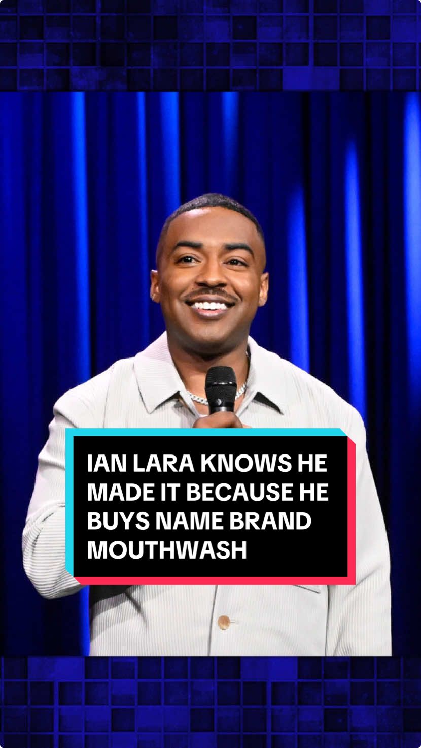 @Ian Lara knows he made it because he buys name brand mouthwash. #FallonTonight #TonightShow #IanLara #StandUp 