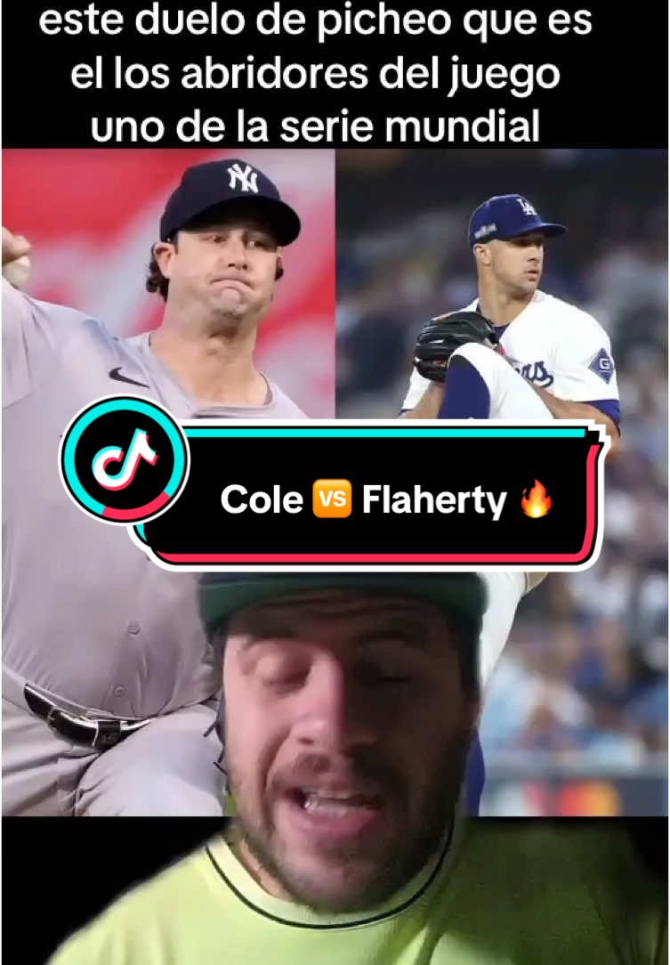 ⚾️🚨: Cole 🆚 Flaherty 🔥 #yankees #dodgers #beisbol #beisbolengrandesligas 