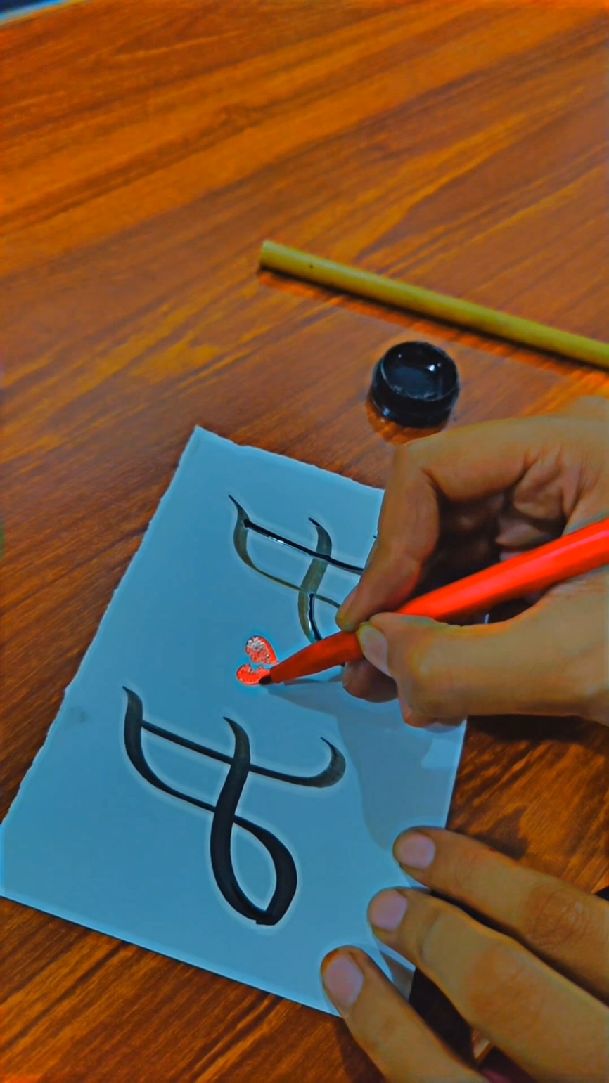 A💔A name calligraphy video #foryou #foryoupage #foryouofficial #unfreezemyacount #100k 