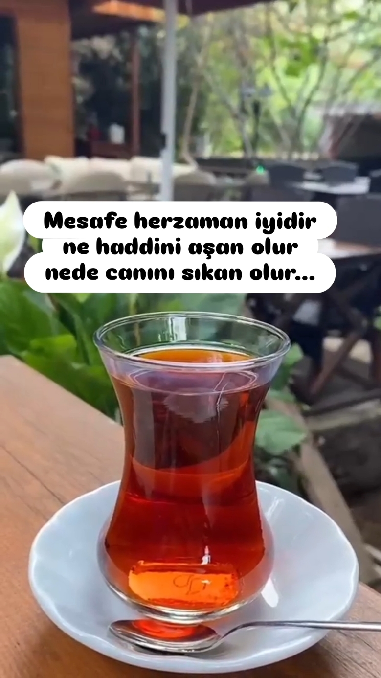 Mesafe herzaman iyidir ne haddini aşan olur nede canını sıkan olur... #keşfet #sözbırak 