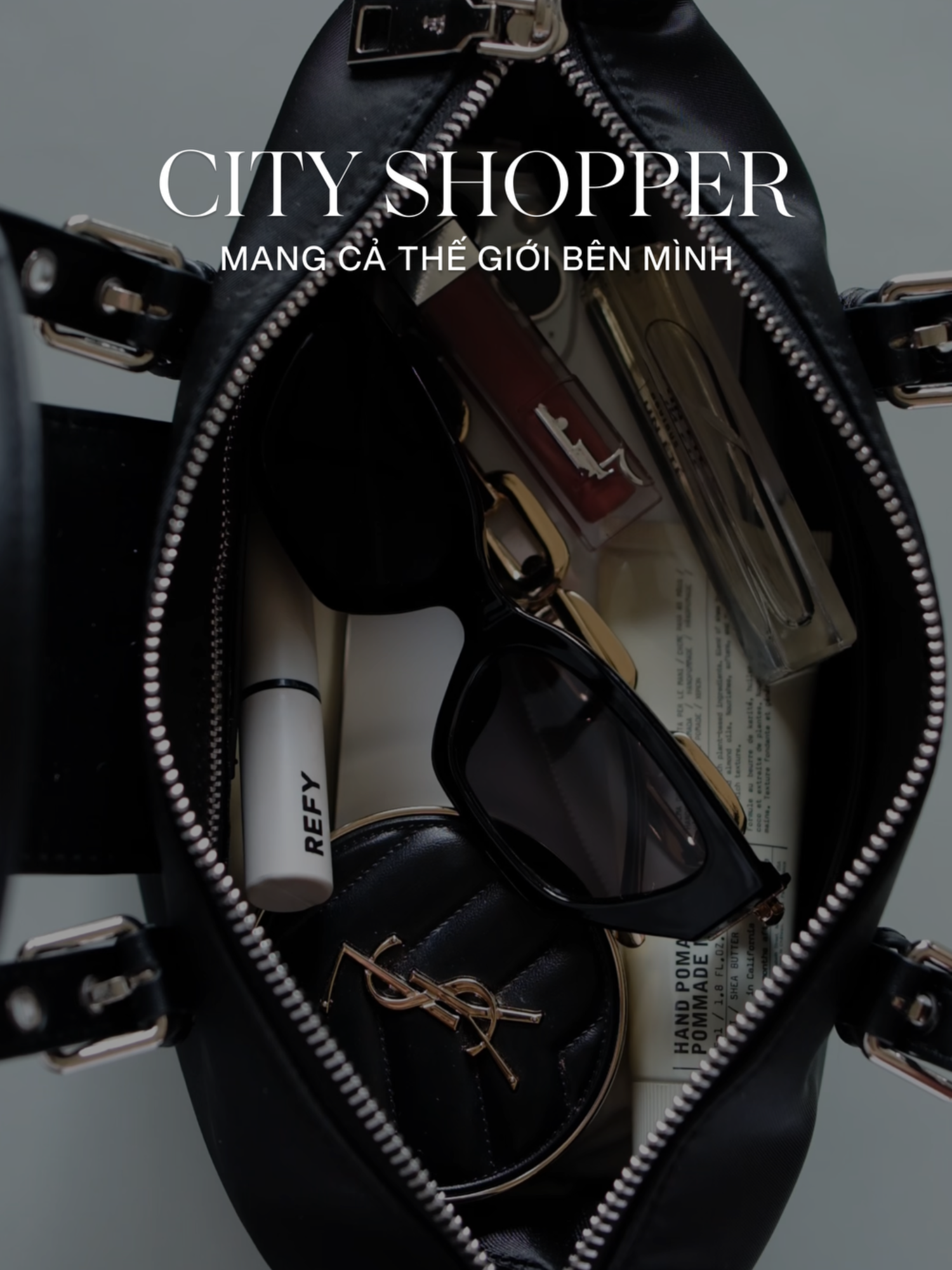 City Shopper cùng bạn đi qua sương gió #floralpunk #tuixach #muataitiktokshop