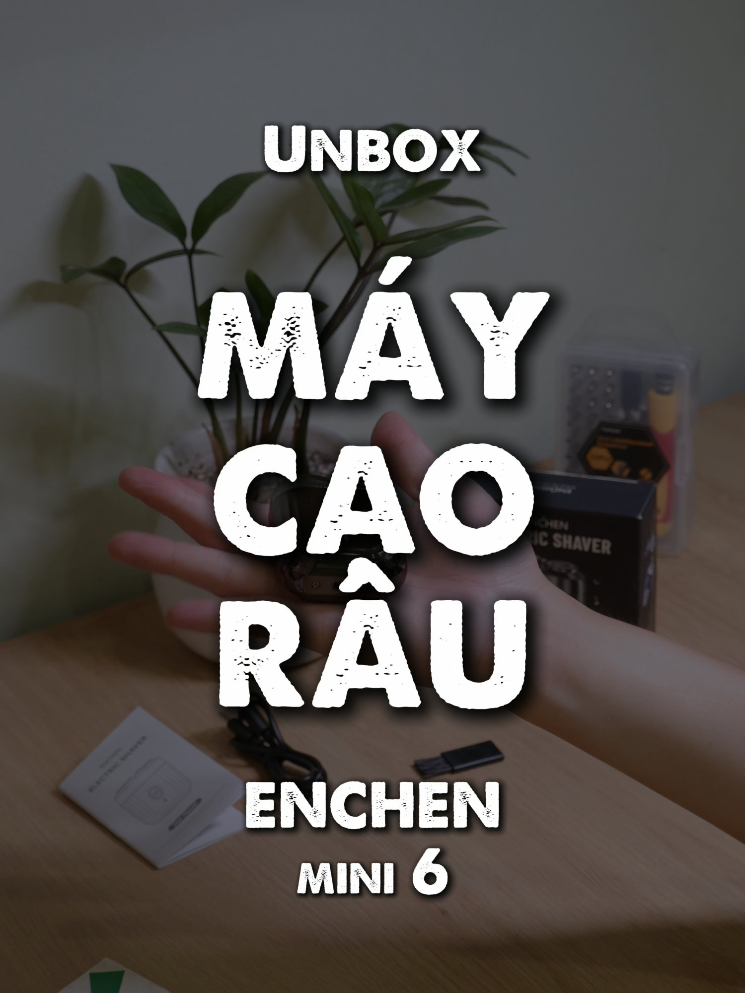 Món quà tuyệt vời cho cánh đàn ông tụi mình nè <3 #aming #unboxing #maycaoraumini #enchen #mini6 #danong #xuhuong