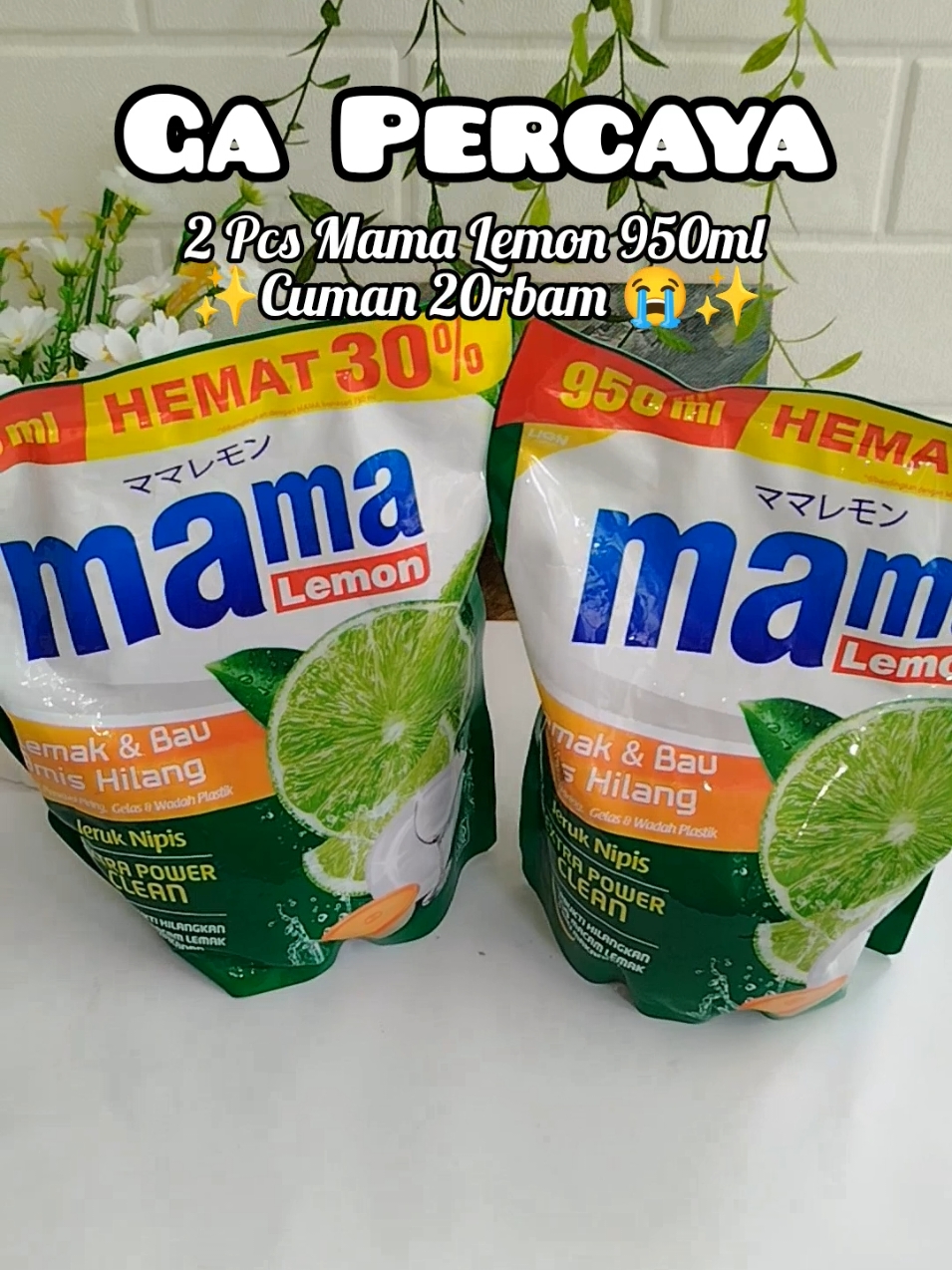 Promo Mama Lemon 950ml 2pcs Cuman 20rban, #mamalemon #gajiansale #promomamalemon #mamalemonmurah #Hargadiskon #cekoutsekarang #fyp #vidioviral #vidiotiktok 
