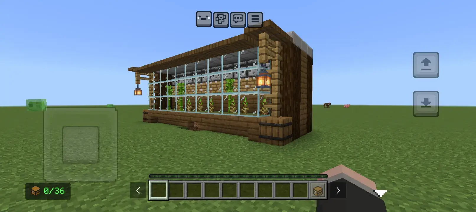 Auto Bamboo Farm in Minecraft #Minecraft  #minecraftredstone  #minecraftbuild  #minecrafttutorial  #bamboo 