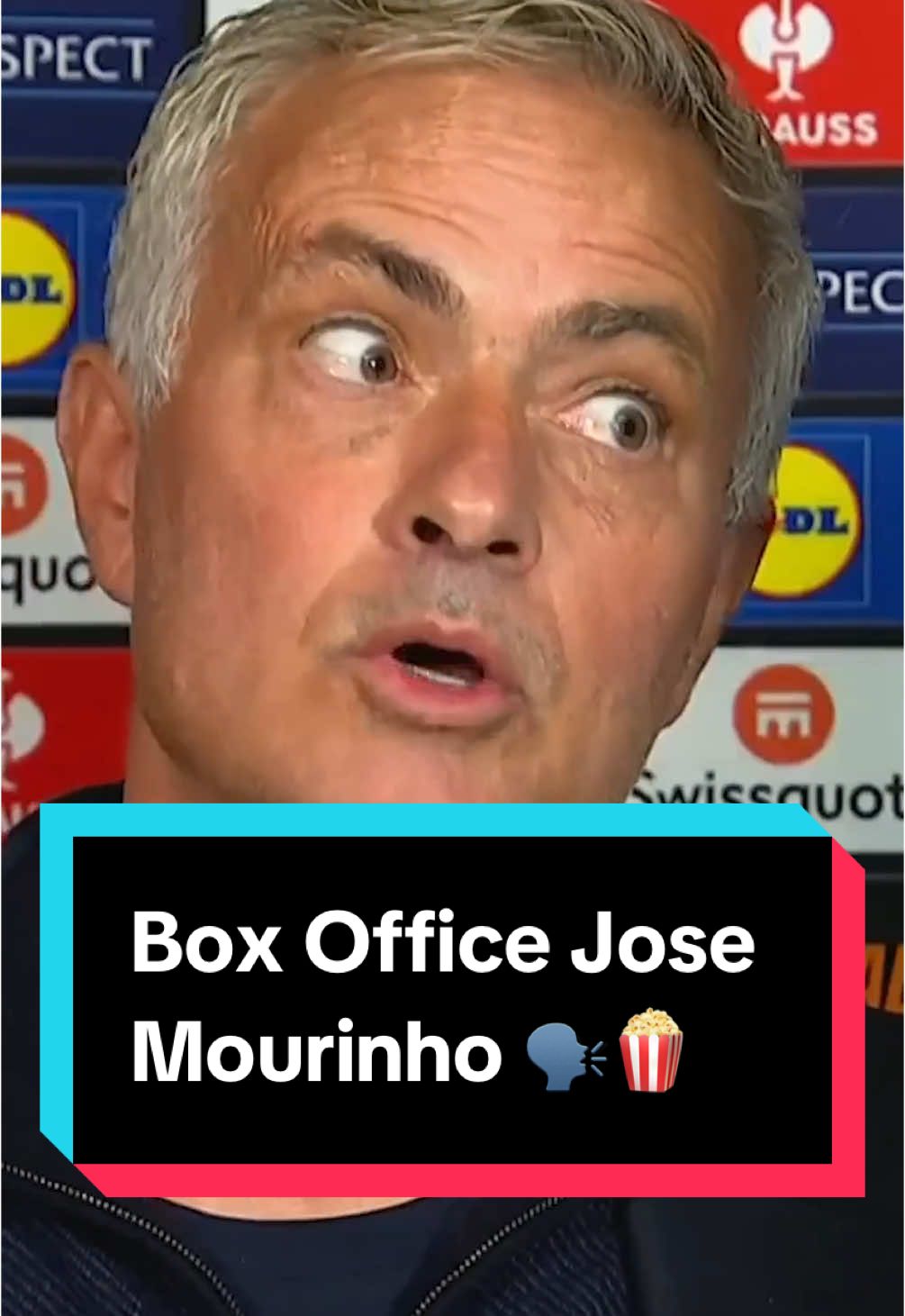 Box Office Jose Mourinho 🗣️🍿 His full post-match interview after a touchline sending off against Man Utd 😅 #mourinho #josemourinho #uel #europaleague #fenerbahçe 