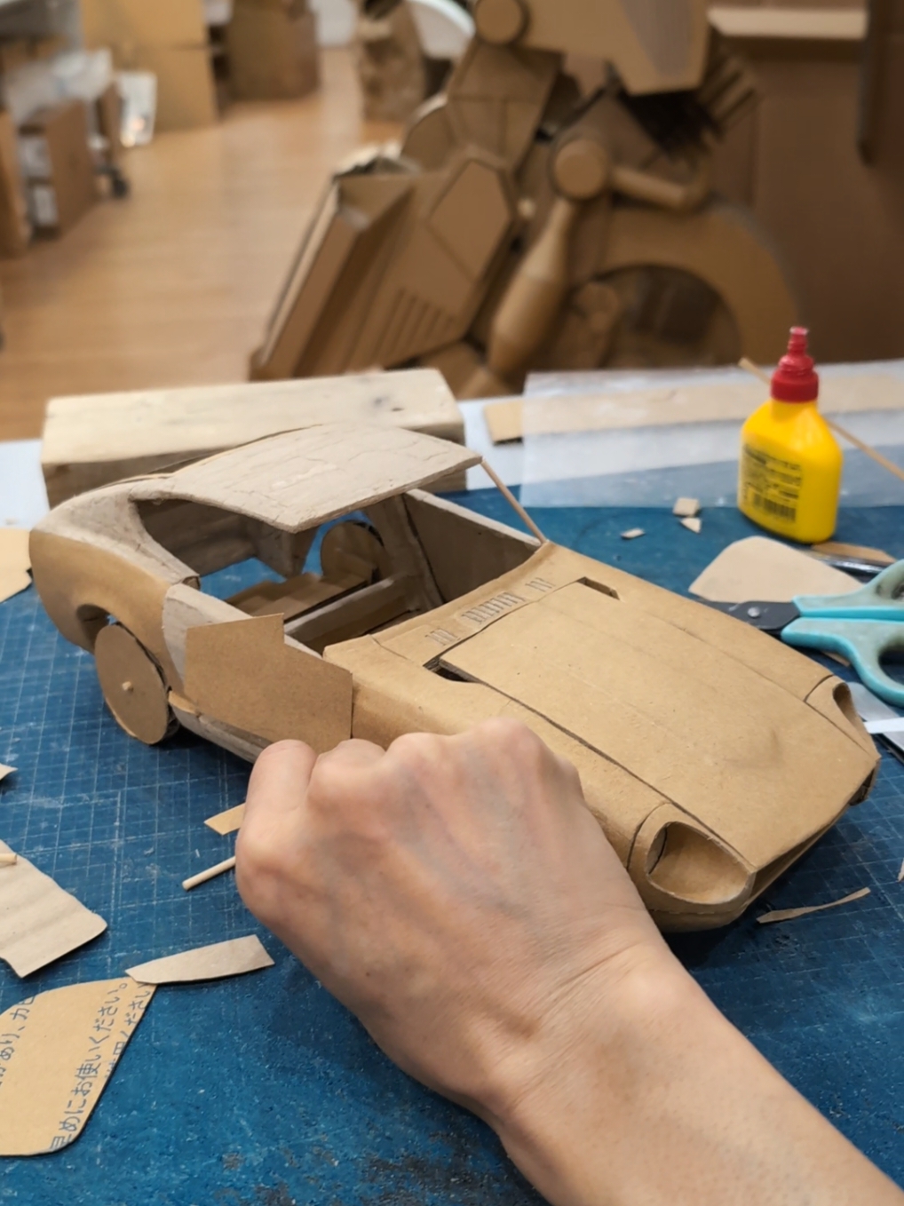 #やっちゃえ日産 #cardboardart #ダンボールアート 