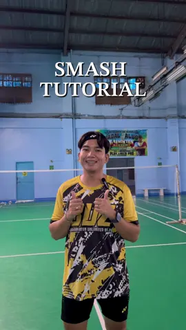 Smash tutorial! Legit na to 🔥 #badminton #badmintonplayer #badmintonlovers #fypシ゚viral #smash 