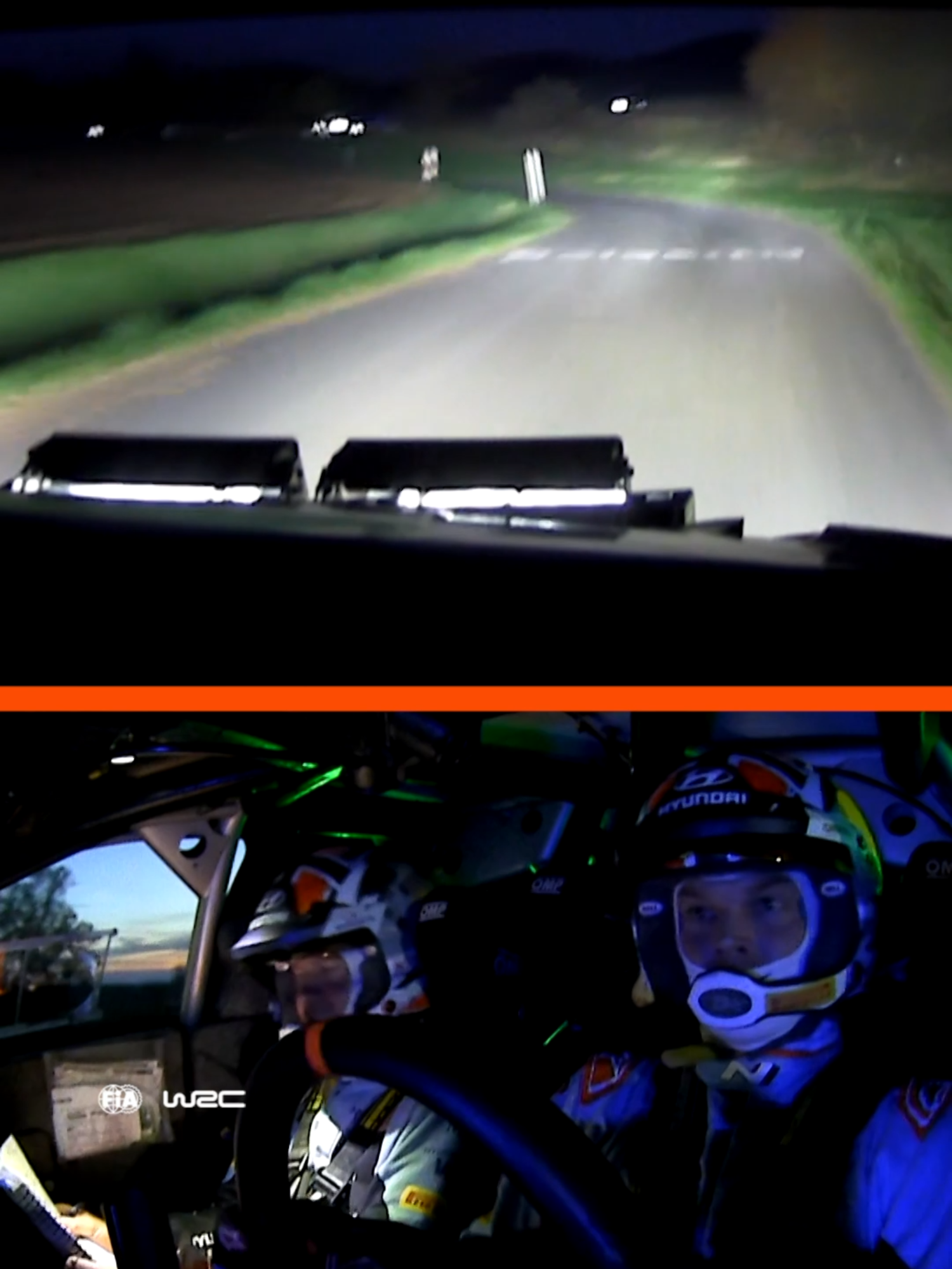 Rallying At Night Is INSANE 🤯 #rally #wrc #Motorsport