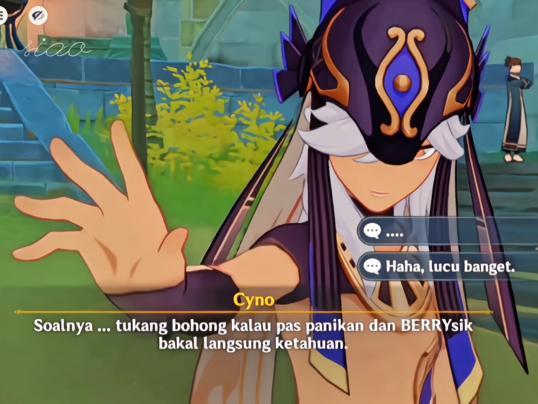 #Cyno jokes dari Mahamatra Seno Marseno 😱  || #cynogenshinimpact  - - - #fypシ #cyno #jokes #fyp #hoyolabgenshinimpact #GenshinImpact #sumeru #sumerugenshinimpact #cynojokes #genshin #random 