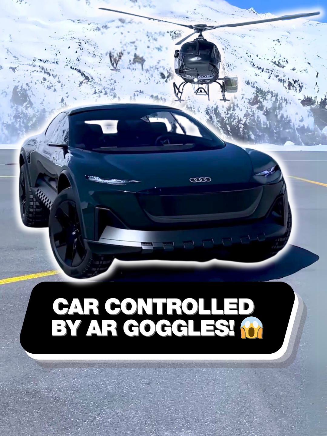 Put on these googles and bam you are in the future! 🤯 #AR #audi #future