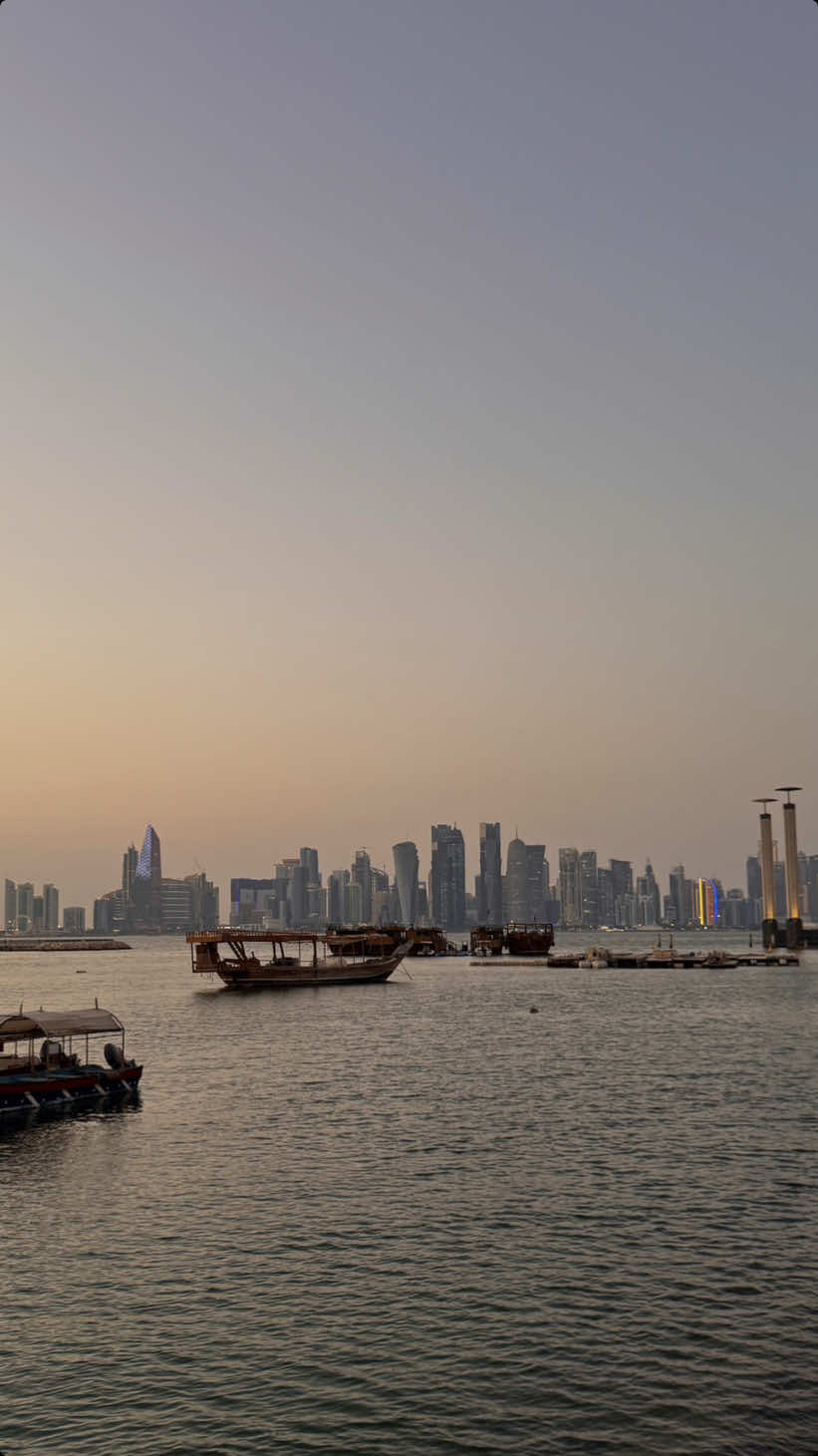 ocean, palm trees, deserts and hearing the adhān 🌊 🌴 🐪 📿  #doha #qatar #visitqatar 